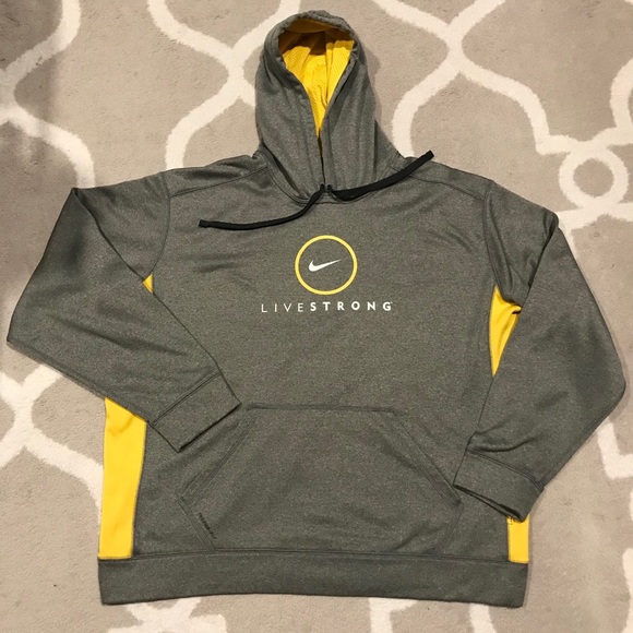 nike livestrong therma fit hoodie
